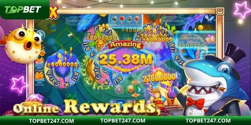 Game bắn cá có hiệu ứng bắt mắt, thiết kế sắc nét